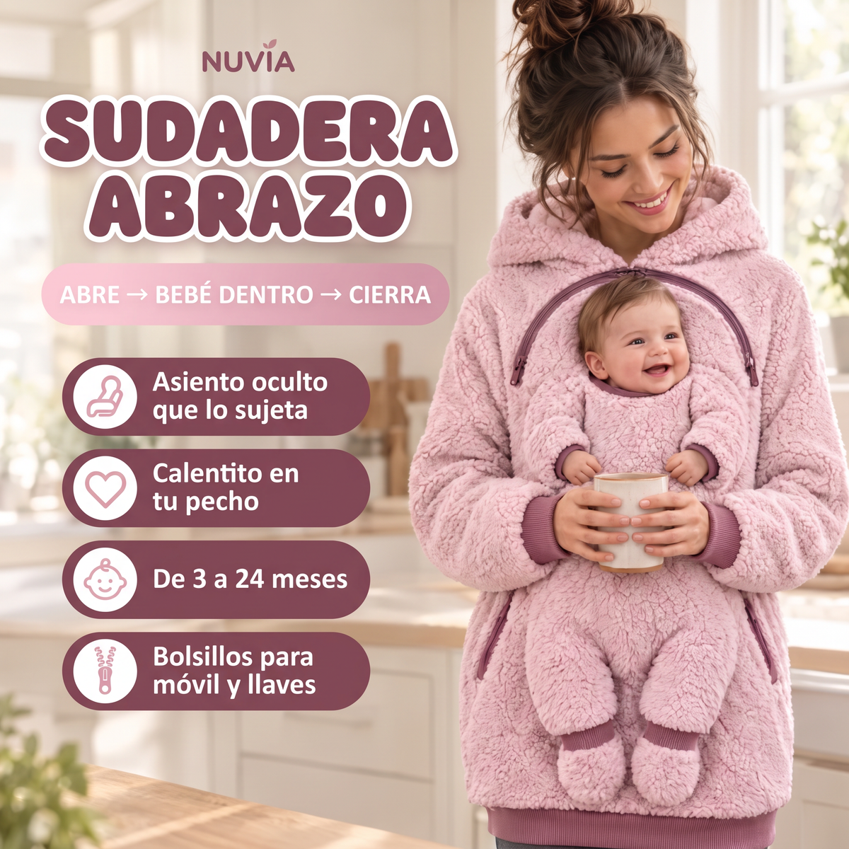 Sudadera Abrazo Nuvia™